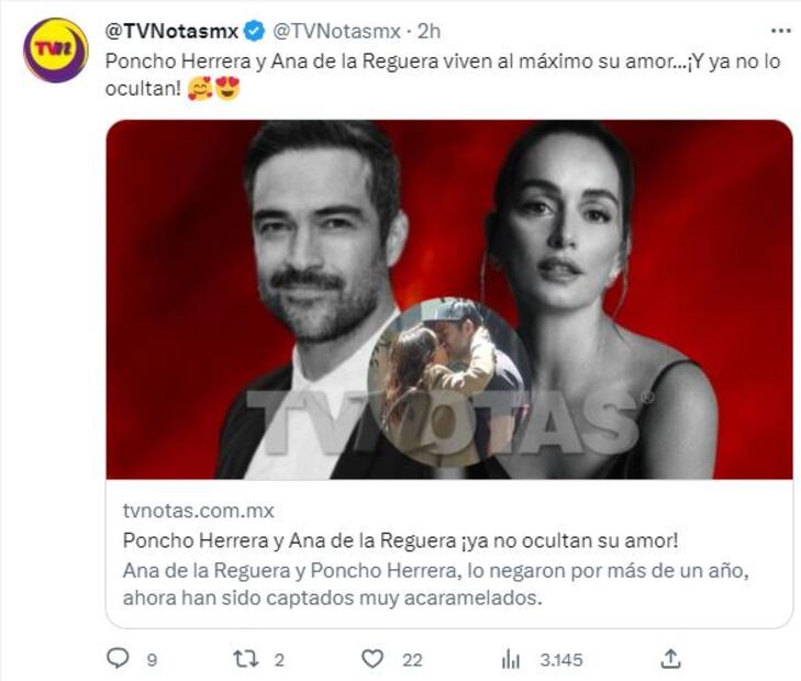 Poncho Herrera y Ana de la Reguera debutan como pareja
