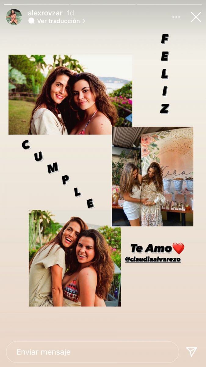 Alexandra, hija de Billy Rovzar, sorprende con mensaje a Claudia Álvarez