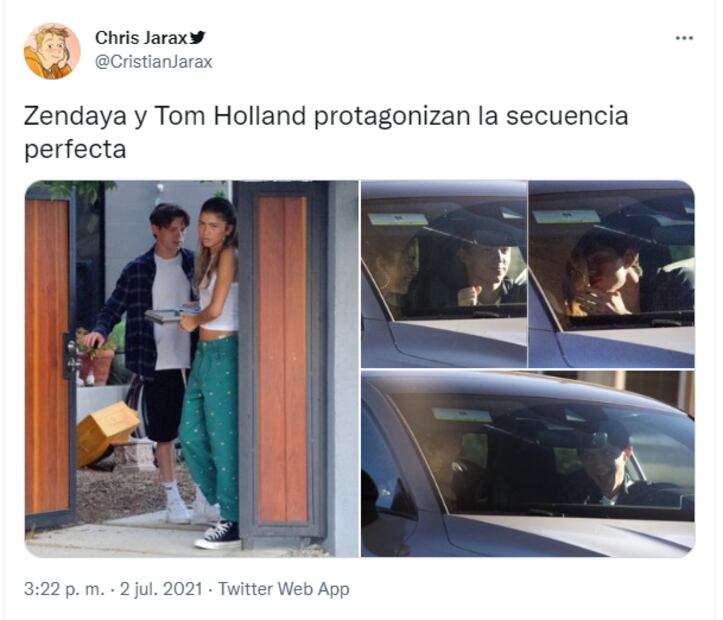 La tierna felicitación de Zendaya a Tom Holland por su cumpleaños