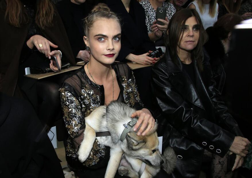 Ellos asistieron a la presentación de la colección de primavera-verano 2016 de Chanel 
