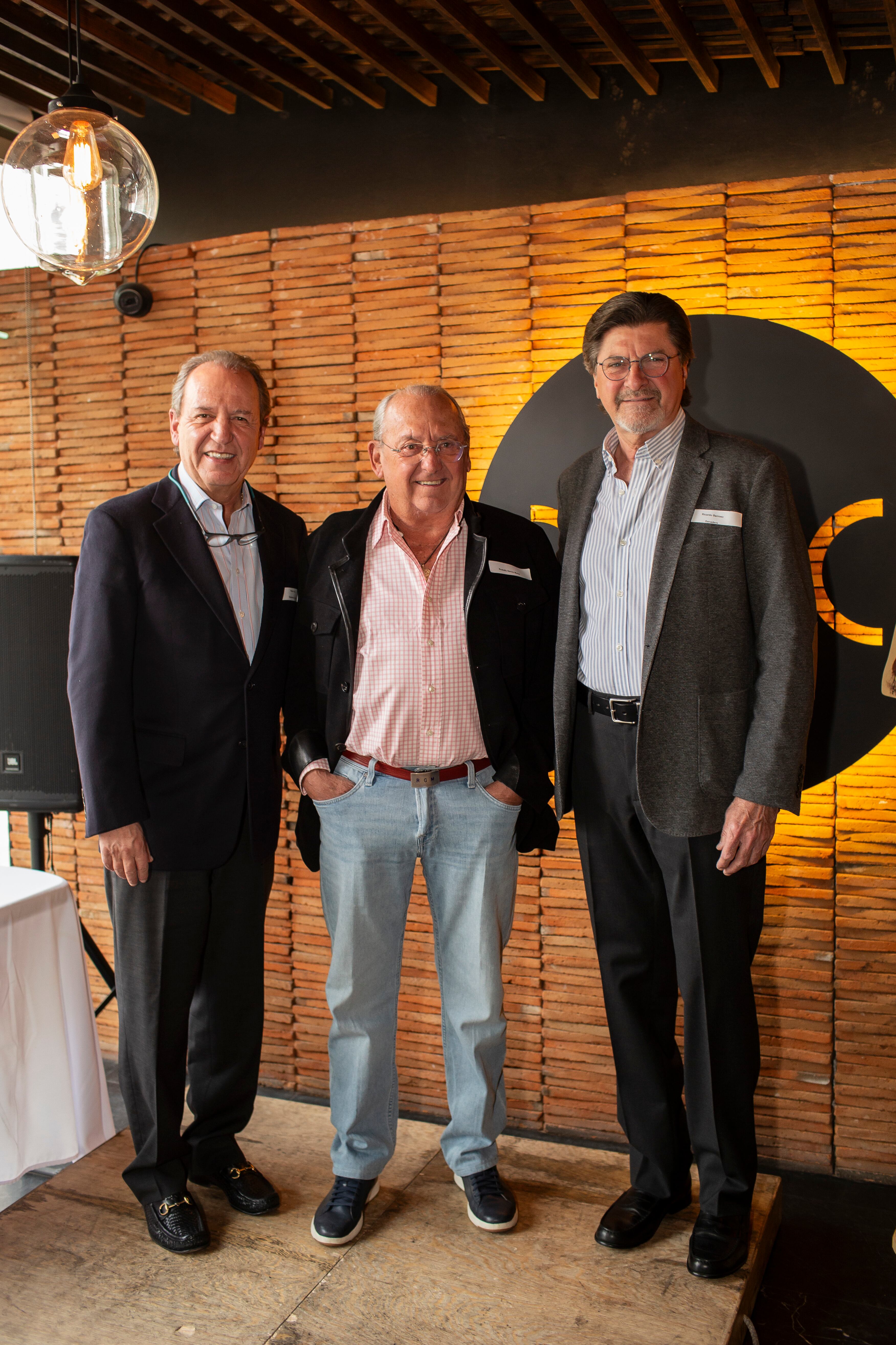 Pedro Vaca, Rodolfo García y Ricardo Barroso. (Foto: Esteban Torreblanca)