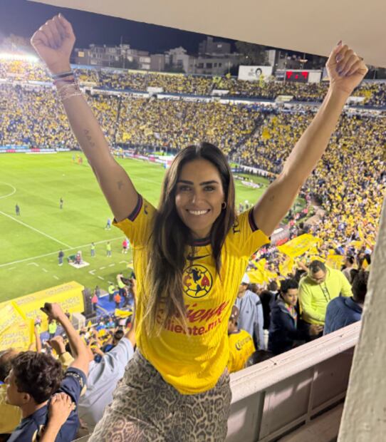 Alessandra Rojo de la Vega es fanática del Club América / Foto: Instagram @alessandrardlv