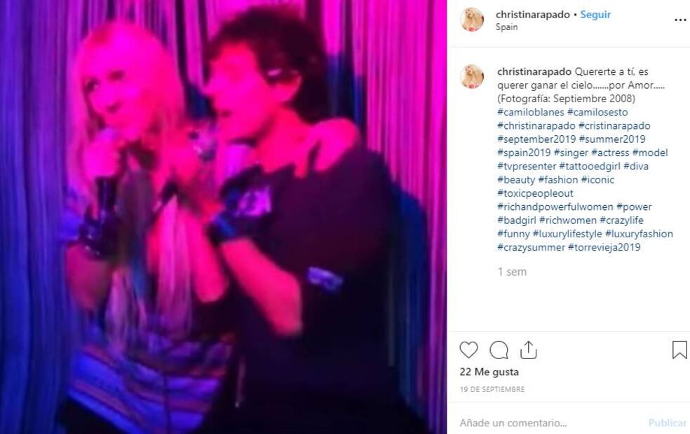 Ex novia de Camilo Blanes revela fuertes episodios del único hijo de Camilo Sesto
