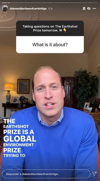 El príncipe William realiza una sesión de preguntas y respuestas en Instagram ¡y sabe hablar español!