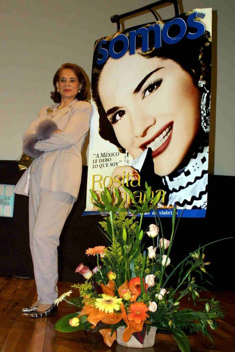 Muere Rosita Quintana, estrella de la Época de Oro, a los 96 años