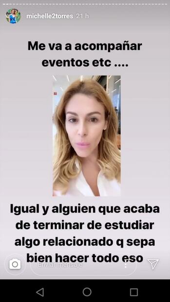 Para este regreso a clases, Michelle Torres tiene vacante de trabajo para recién egresados