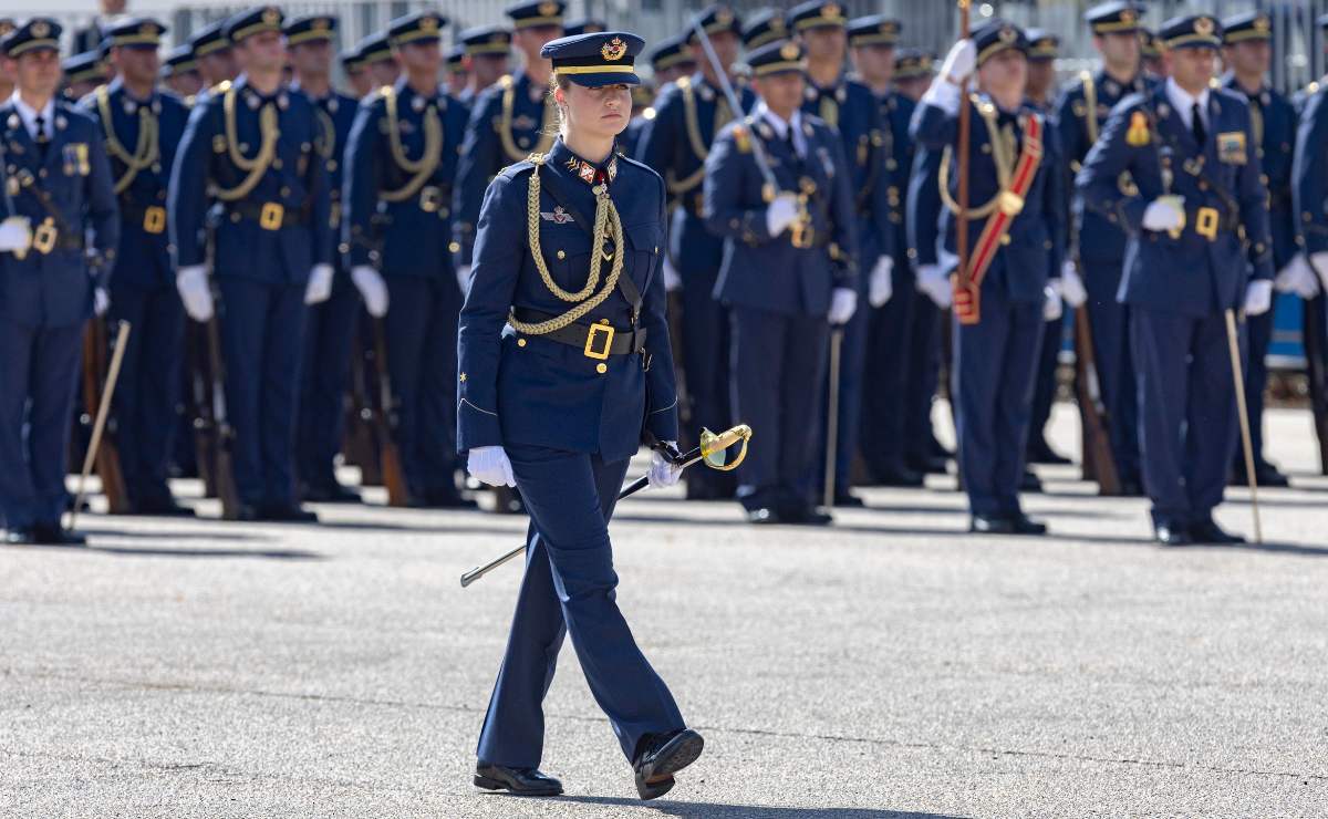 La princesa Leonor culminó su formación militar / Foto: EFE