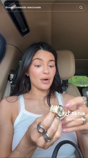 Kylie Jenner enseña el Rolex de Stormi / TikTok