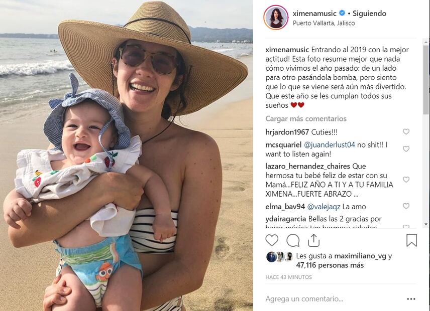 FOTO: Mira lo grande que está la hija de Ximena Sariñana 