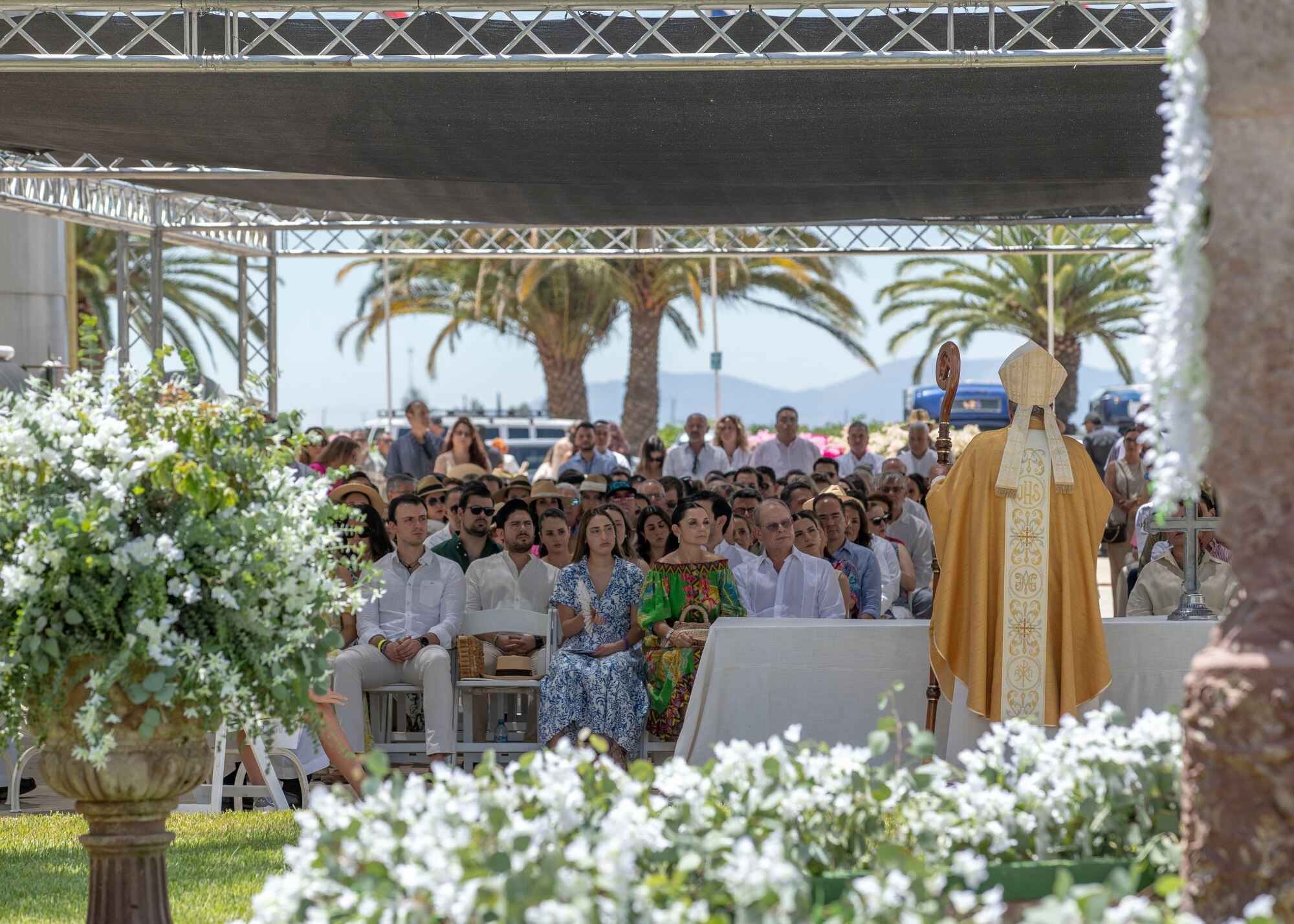 Misa de acción de gracias de L.A. Cetto. (Foto: Edgar Silva Fuentes para VIP)