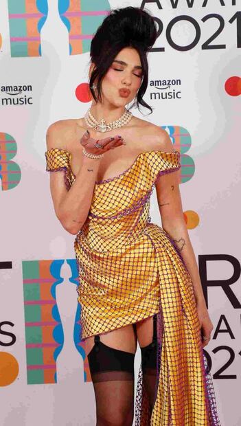 El sensual vestido de Dua Lipa en los BRIT Awards 2021