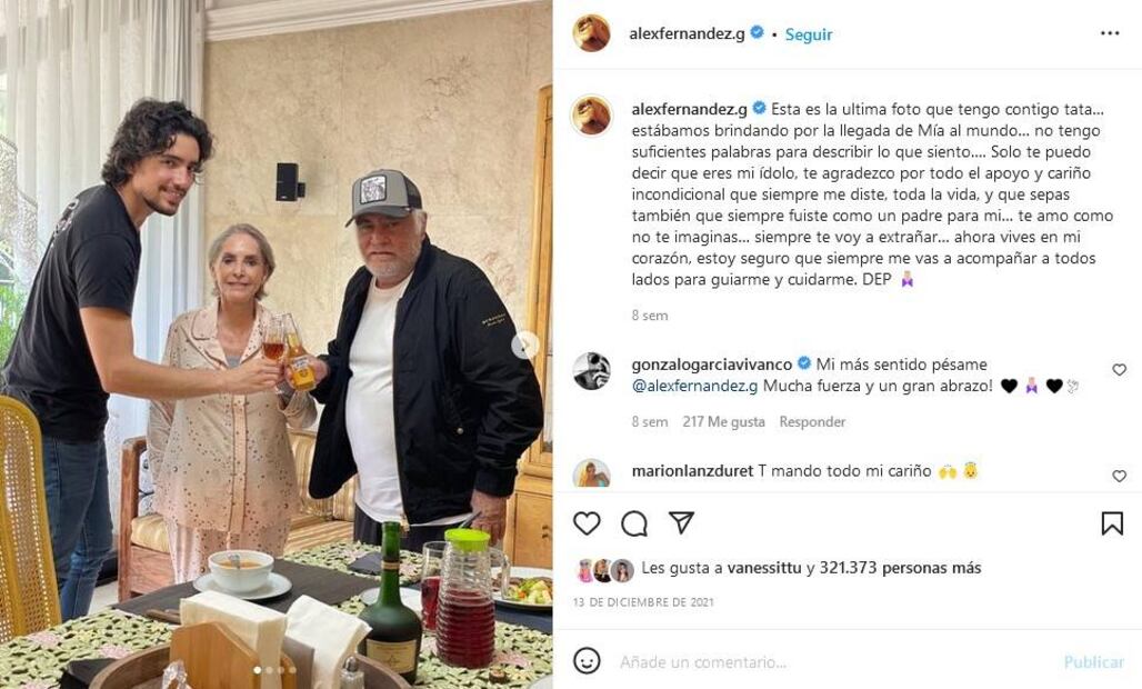 Vicente Fernández: Alex Fernández reveló qué le pidió su abuelo antes de morir