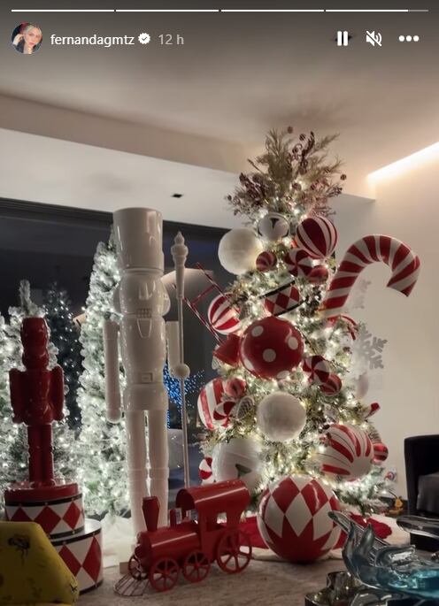 La espléndida decoración navideña de 'Canelo' Álvarez y Fernanda Gómez