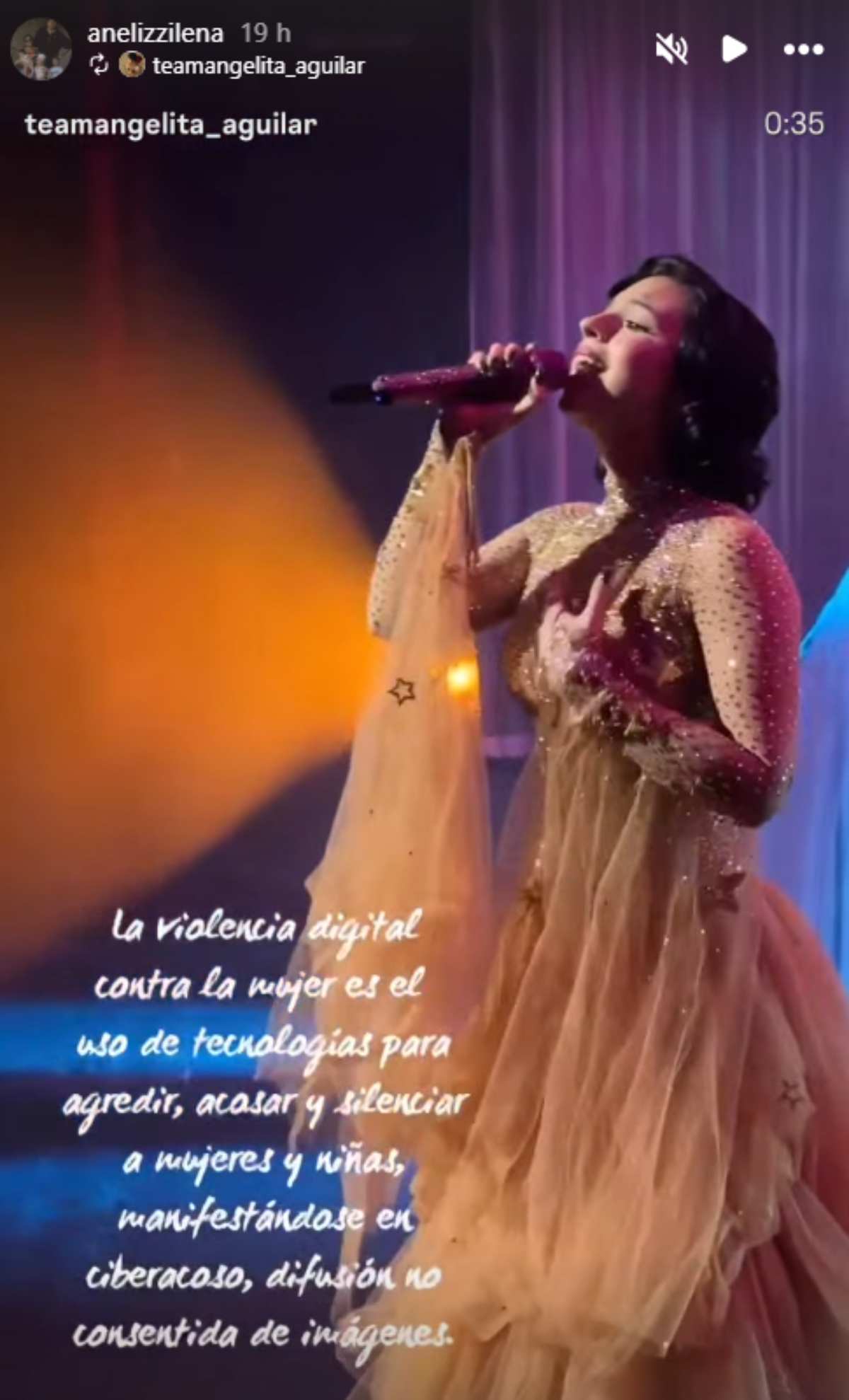 Aneliz Álvarez, mamá de Ángela Aguilar, reacciona a las críticas / Foto: Instagram @anelizzilena