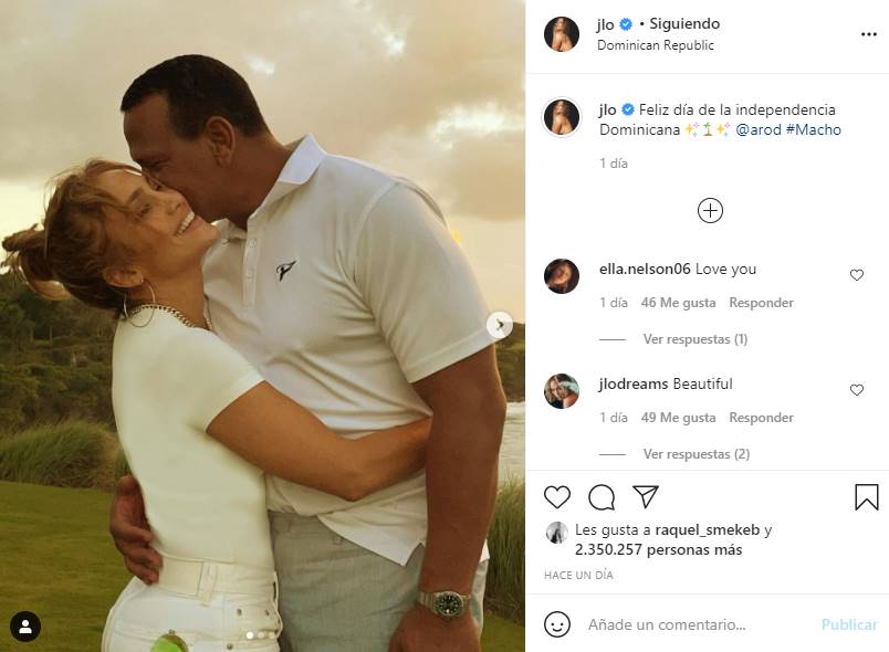 Jennifer Lopez presume su derriere con selfie en Instagram