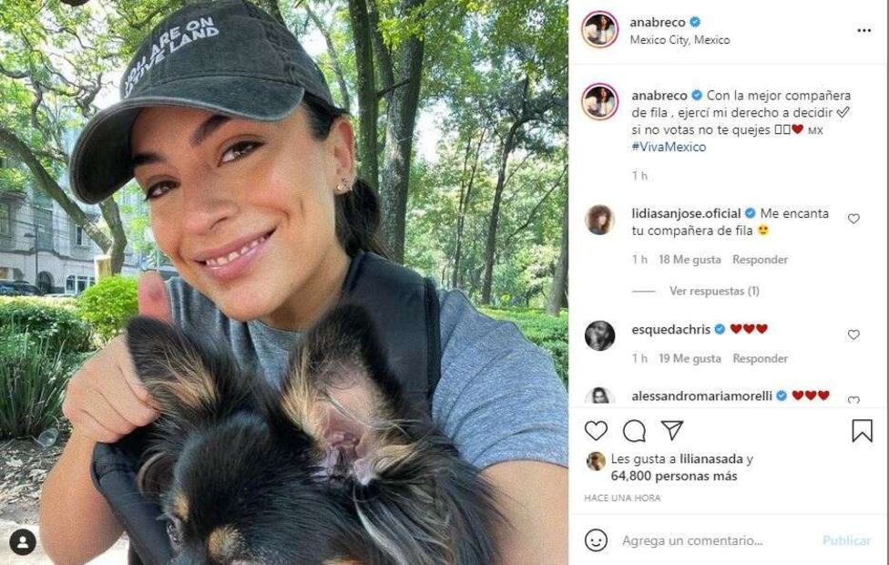 Así votaron Paulina Peña, Ludwika Paleta y más personalidades este domingo de elecciones