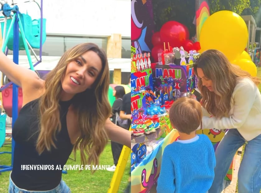 Anahí celebra el cumpleaños de su hijo Manu / Foto: Instagram