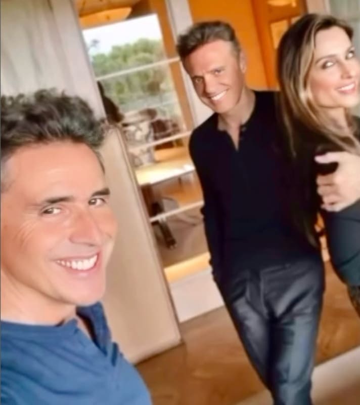 Luis Miguel, Paloma Cuevas y Moncho Moreno / Foto: Especial