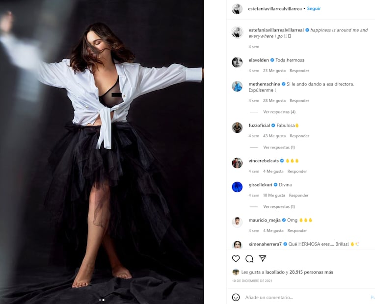 Estefanía Villarreal, ex Rebelde, revoluciona con sexy foto en little black dress
