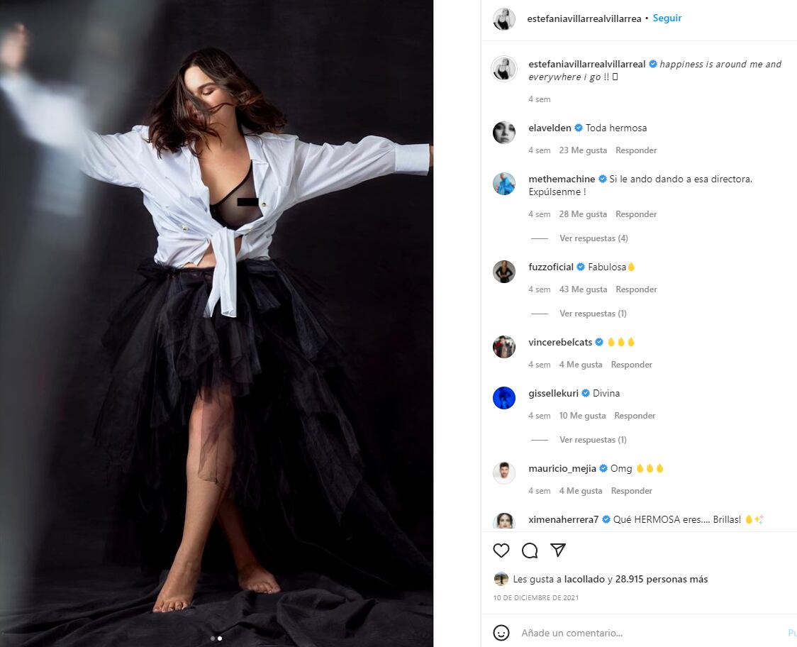 Estefanía Villarreal, ex Rebelde, revoluciona con sexy foto en little black dress
