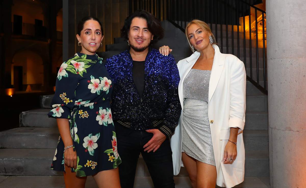 Angie Taddei y Sergio O'Farrill en el cumpleaños de Charly Moreno