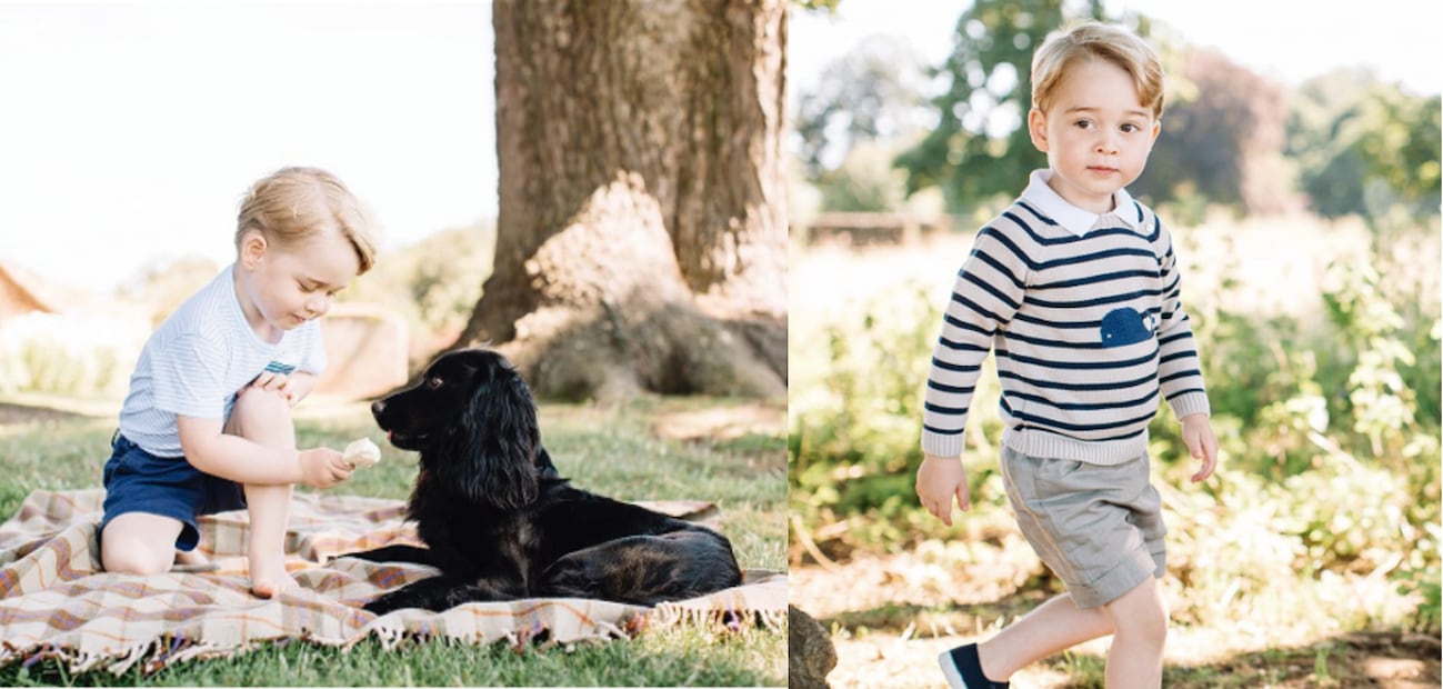 La foto oficial con la que el príncipe George le da la bienvenida a los 4 años 