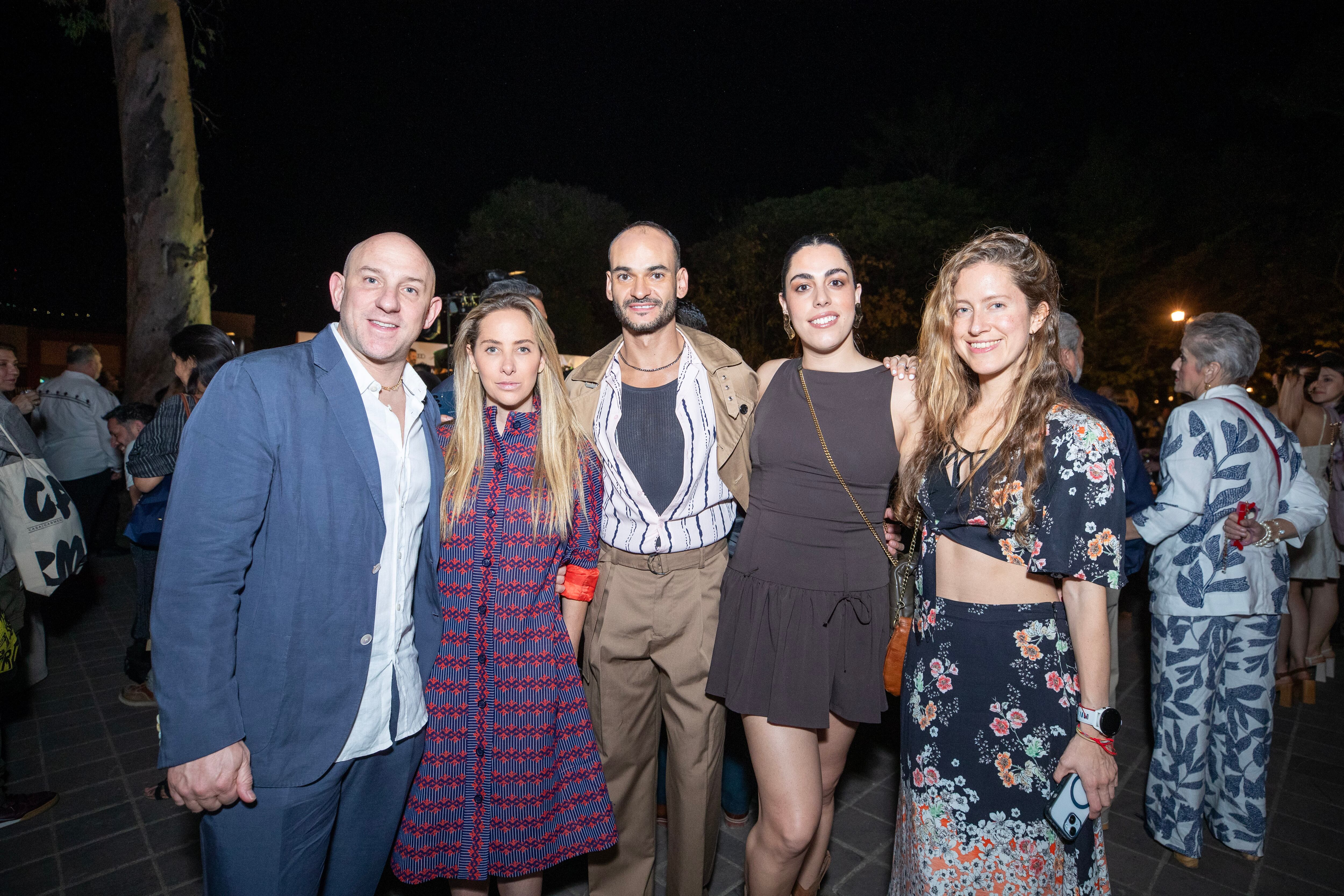 Jack e Ingrid Sourasky, Juan Pablo Molinar, Majo Laso y Érika Valencia. (Foto: Edgar Silva Fuentes)