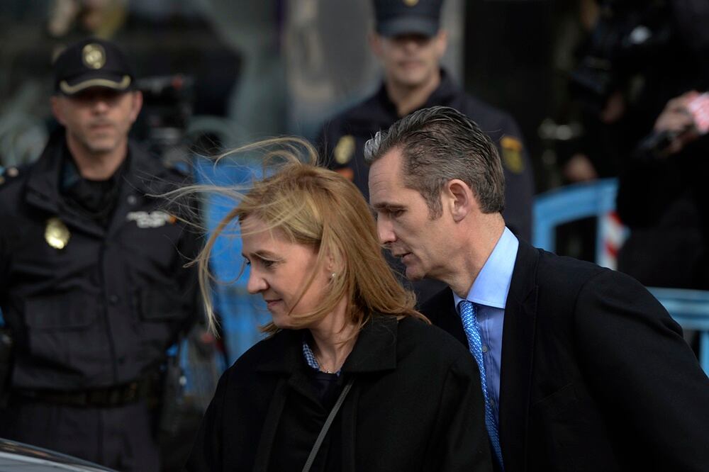 Dictan sentencia a Iñaki Urdangarin, esposo de la infanta Cristina