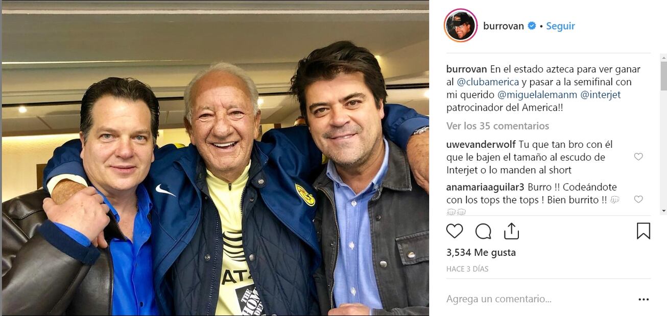 Azcárraga está con el América, Slim con los Pumas; checa quién más es aficionado de estos equipos