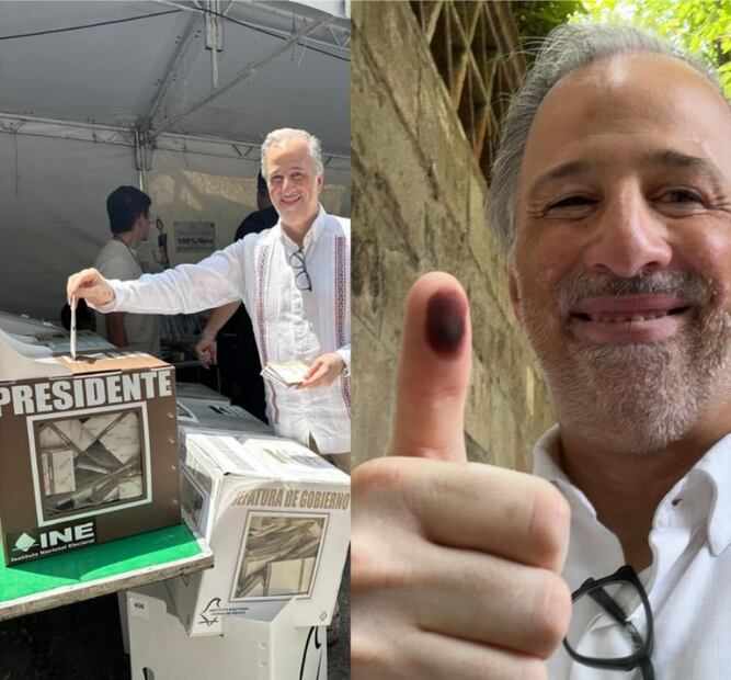 El político José Antonio Meade votando / Instagram