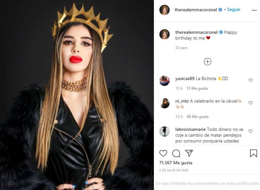 Así luce Emma Coronel, pareja de El Chapo, tras ser detenida