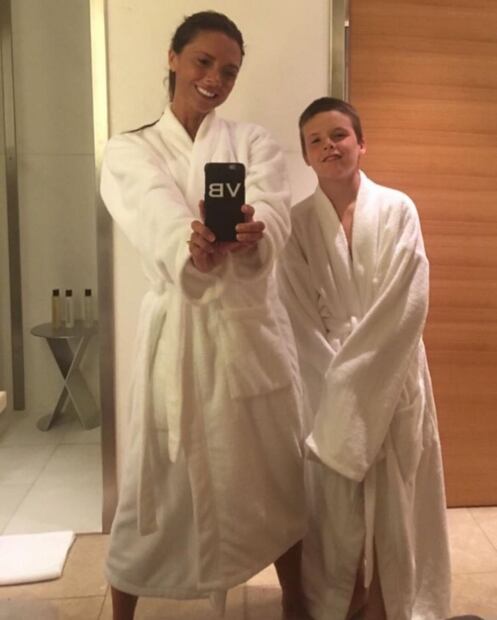 La foto de Victoria Adams sonriendo de la que se burló David Beckham 