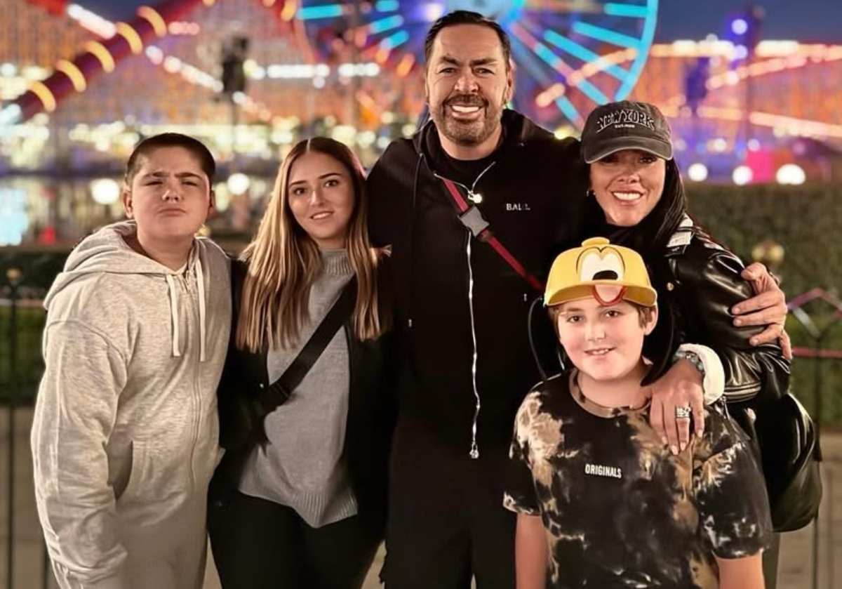 La familia de Marichelo Puente y Jorge D'Alessio / Foto: Instagram