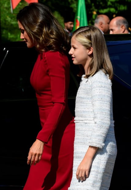 La princesa Leonor en su primer acto oficial como heredera al trono de España