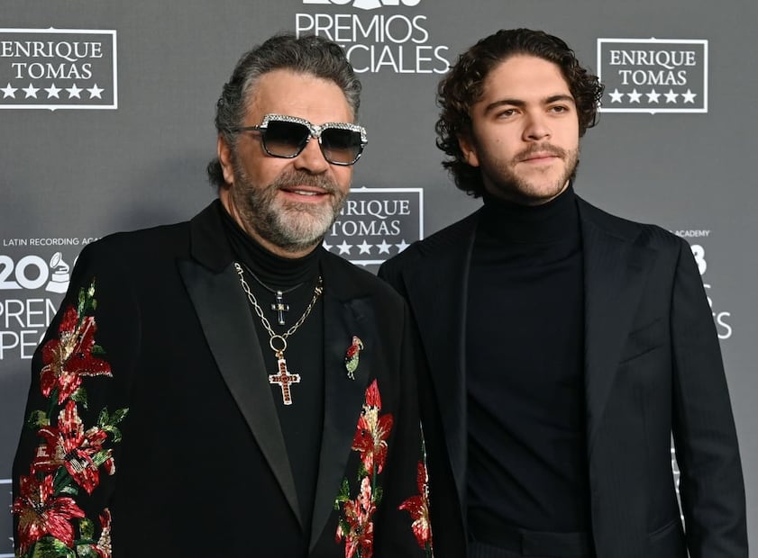 Manuel Mijares y José Manuel Mijares, su hijo / Foto: Getty Images