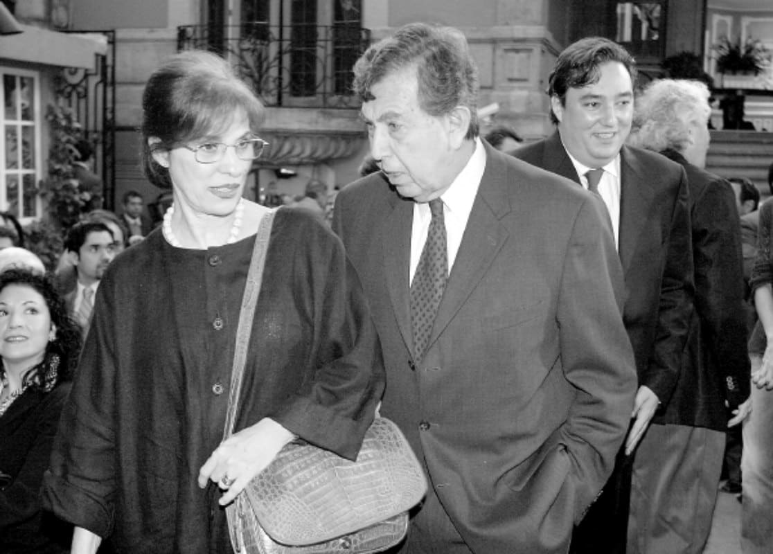 Cuauhtémoc Cárdenas y Celeste Batel. (Foto: Archivo El Universal).