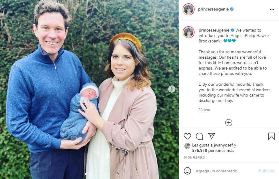 La princesa Eugenia fue obligada a cancelar el bautizo de su hijo