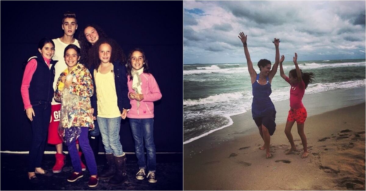 Las preciosas hijas de Luz María Zetina y Eduardo Clemesha 