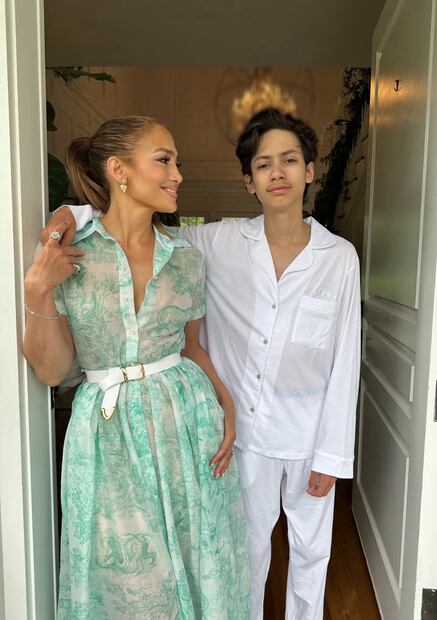 Jennifer Lopez tuvo dos hijos, fruto de su matrimonio con Marc Anthony / Foto: X