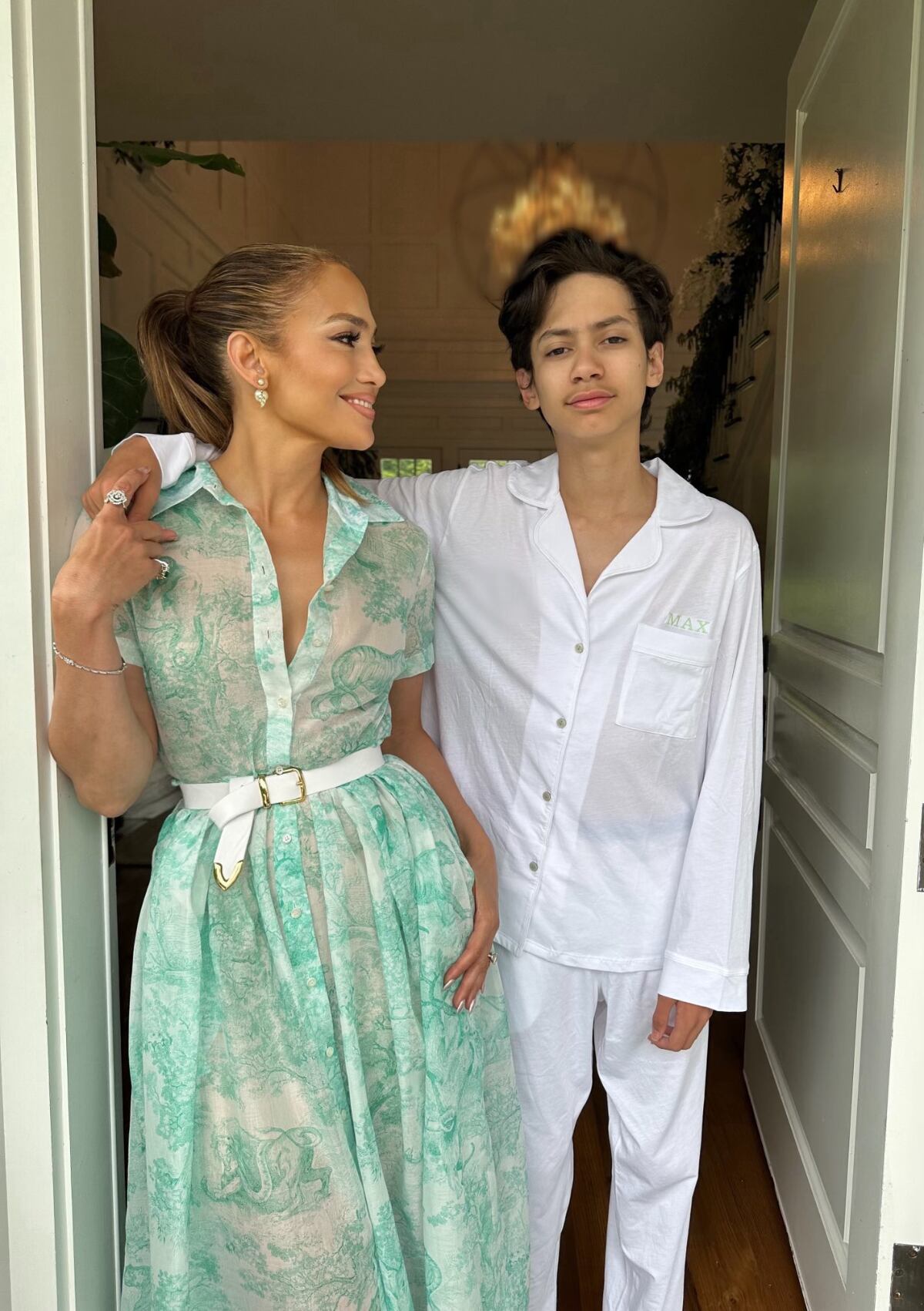 Jennifer Lopez tuvo dos hijos, fruto de su matrimonio con Marc Anthony / Foto: X