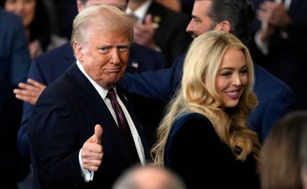 Donald Trump junto a su hija Tiffany Trump / Foto: EFE