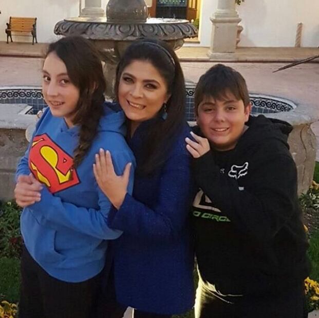 La familia de Victoria Ruffo y Omar Fayad