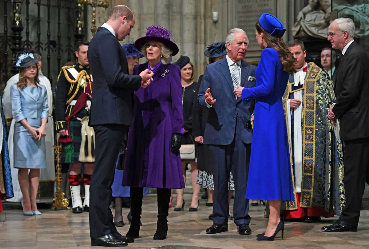 Sin la reina Isabel II, William y Kate presiden el Día de la Commonwealth