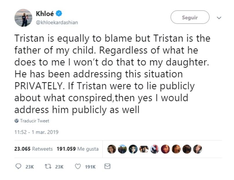 Khloé Kardashian arremete contra Jordyn Woods en redes sociales 