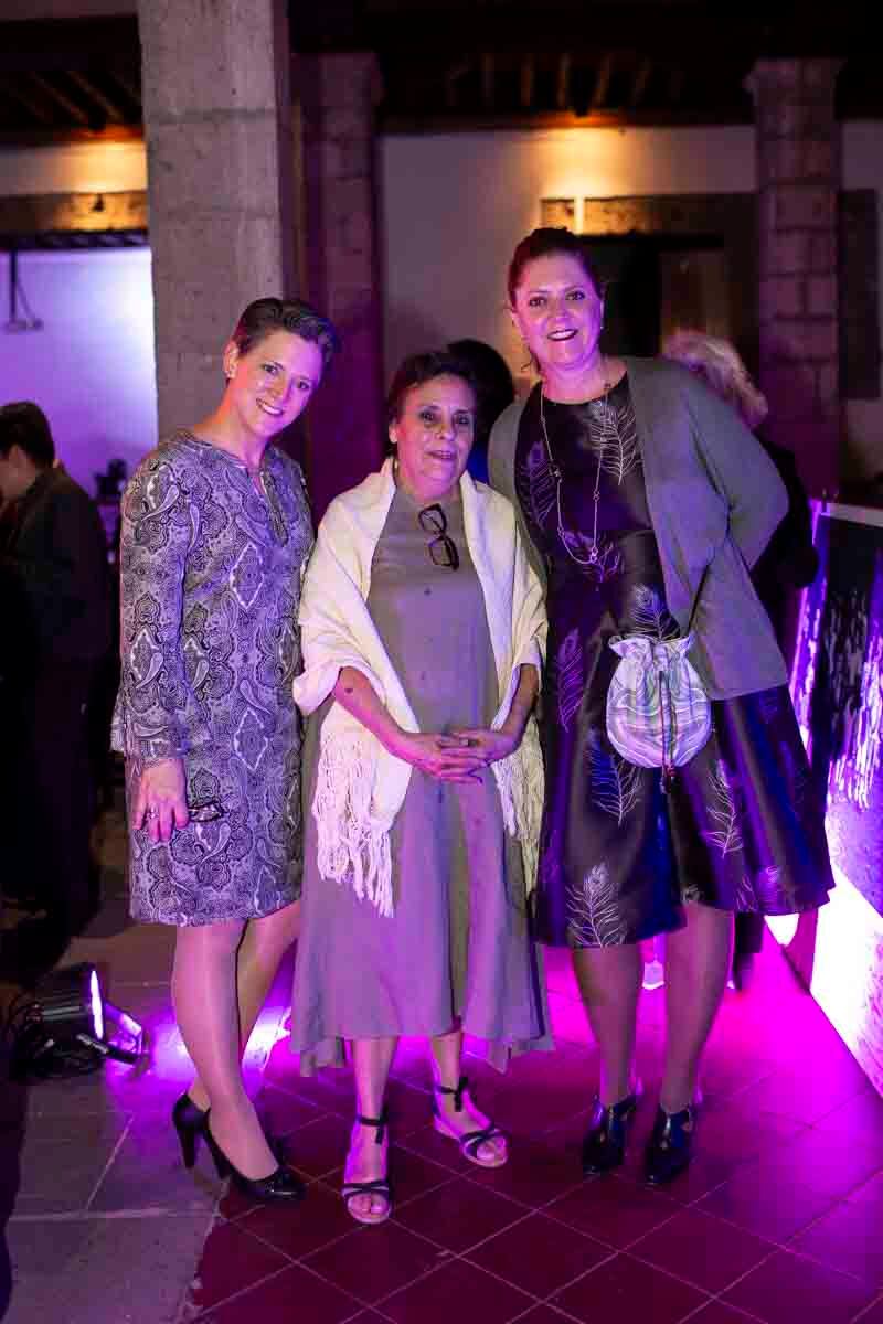Birgit Von Mentz, Alicia Fahmel y Elke  Von Mentz. (Foto: Esteban Torreblanca)