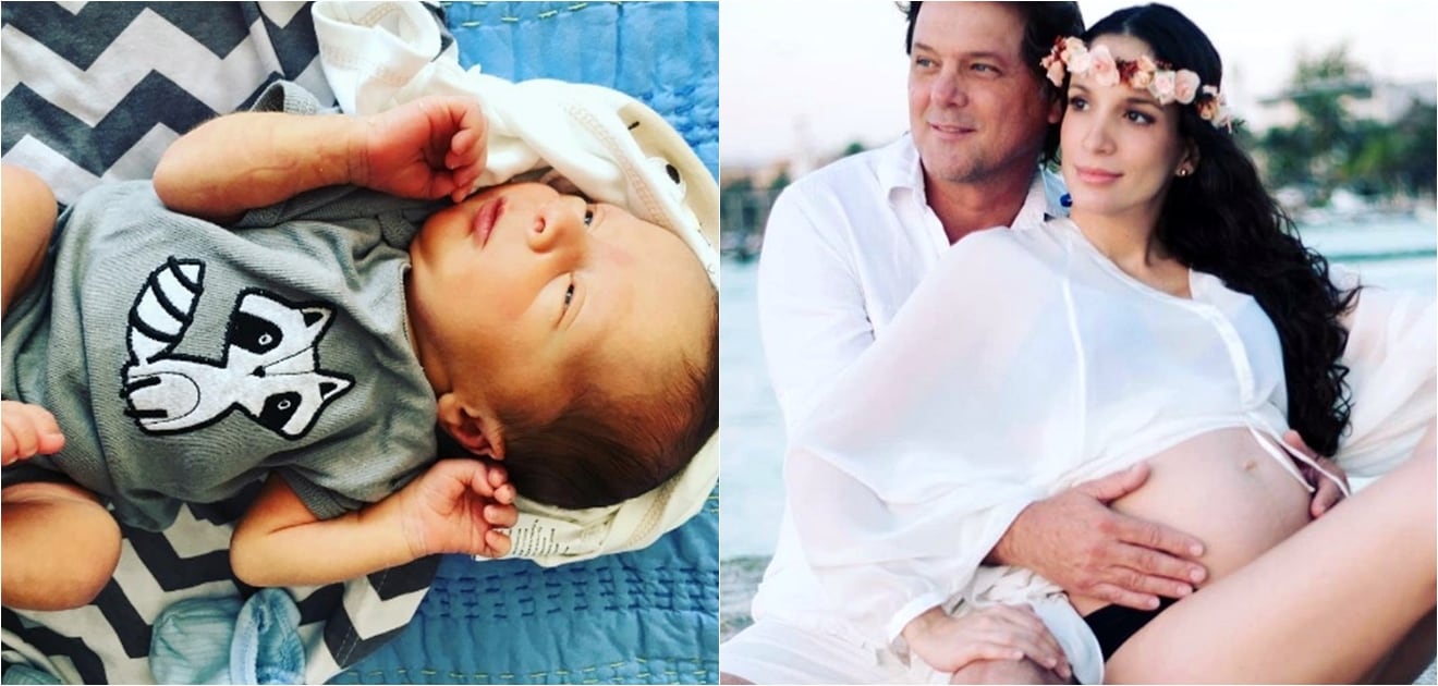 <p>Ian el hijo del actor René Stickler y la modelo Rubí Cardozo. (Fotos: Instagram) &nbsp;</p>
