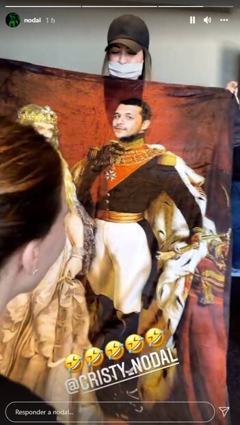 ¡Olvídate del tigre! Christian Nodal y Belinda presentan su edredón para el frío