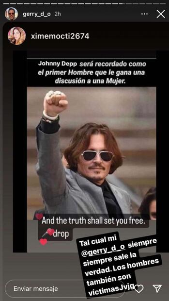 Gerardo Díaz Ordaz, ex de Leonora Tovar, retoma caso de Depp: “La verdad te hará libre”