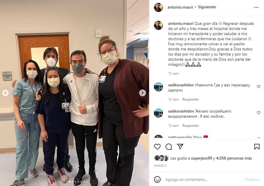 Toño Mauri es operado de emergencia