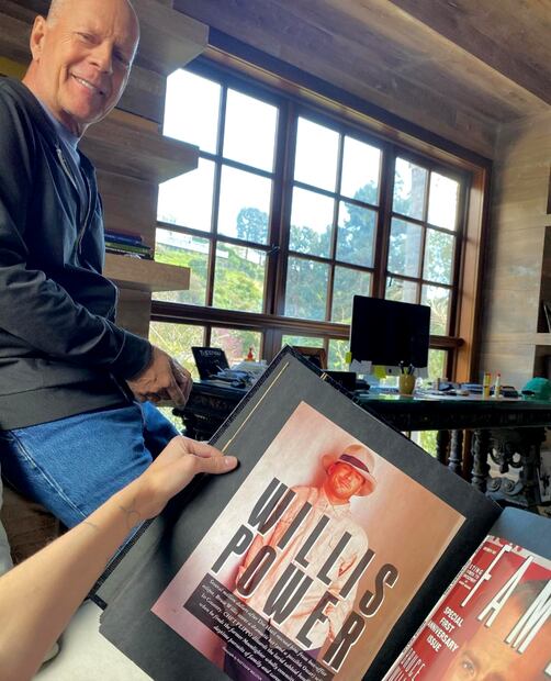 Bruce Willis con su hija Tallulah / Foto: Instagram